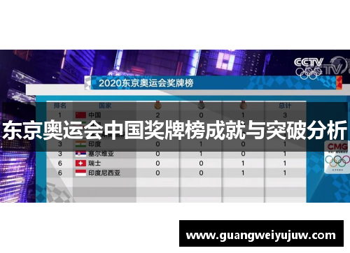 东京奥运会中国奖牌榜成就与突破分析